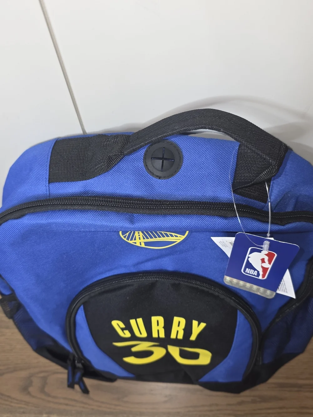 NBA Golden State Warriors Stephen Curry #30 Blue & Black Backpack Laptop Sleeve
